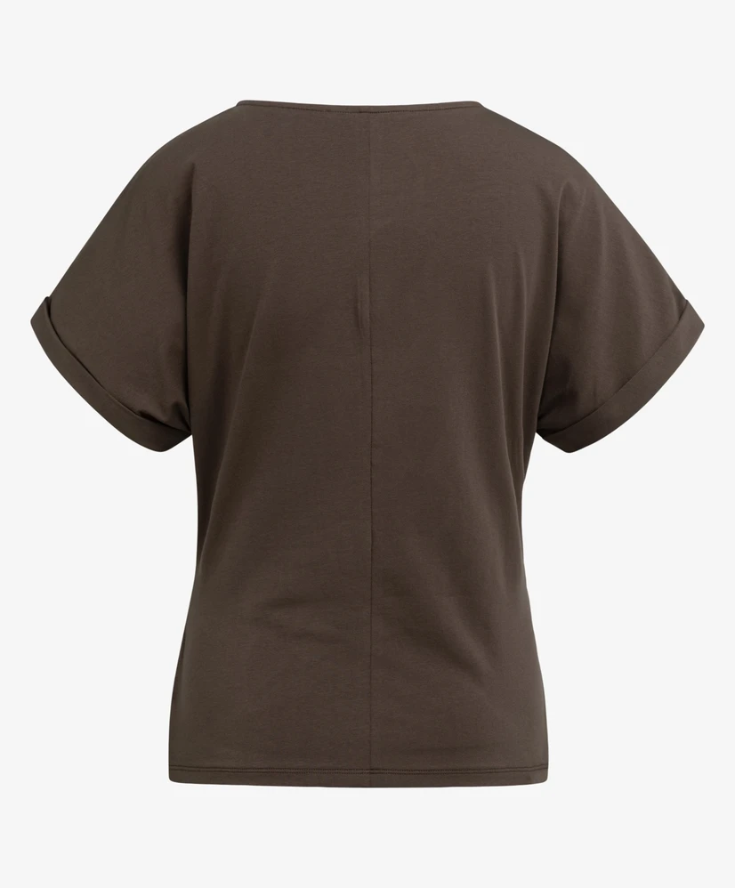 YAYA T-shirt Knoopdetail
