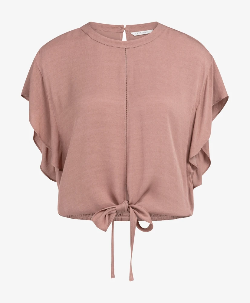 YAYA Top Flowy Knotted