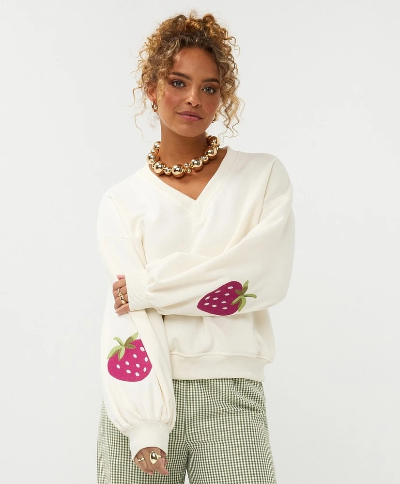 Ydence Sweater Strawberry