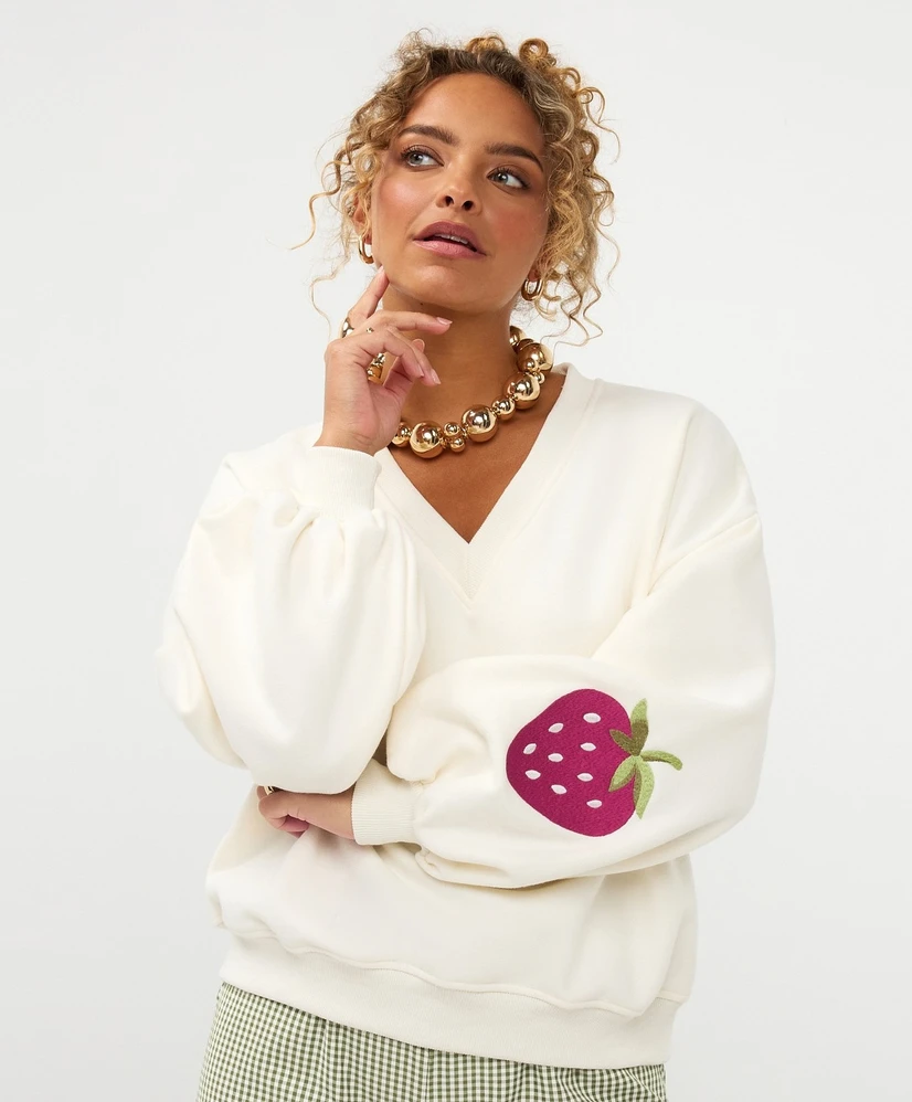 Ydence Sweater Strawberry
