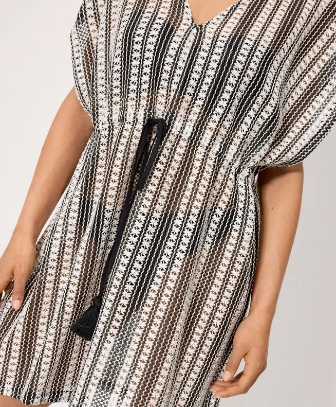 Ysabel Mora Kaftan Striped