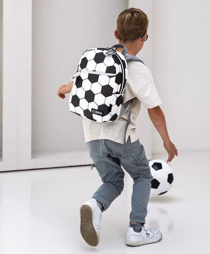 ZEBRA Rugzak Voetbal